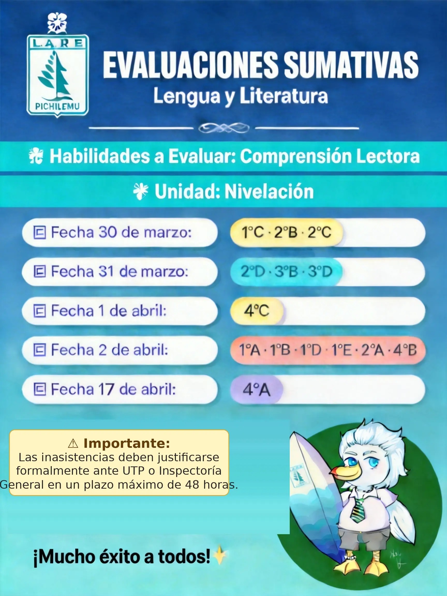 PRUEBAS LENGUA Y LITERATURA
